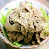豚肉と舞茸のマスタードマヨ炒め☆